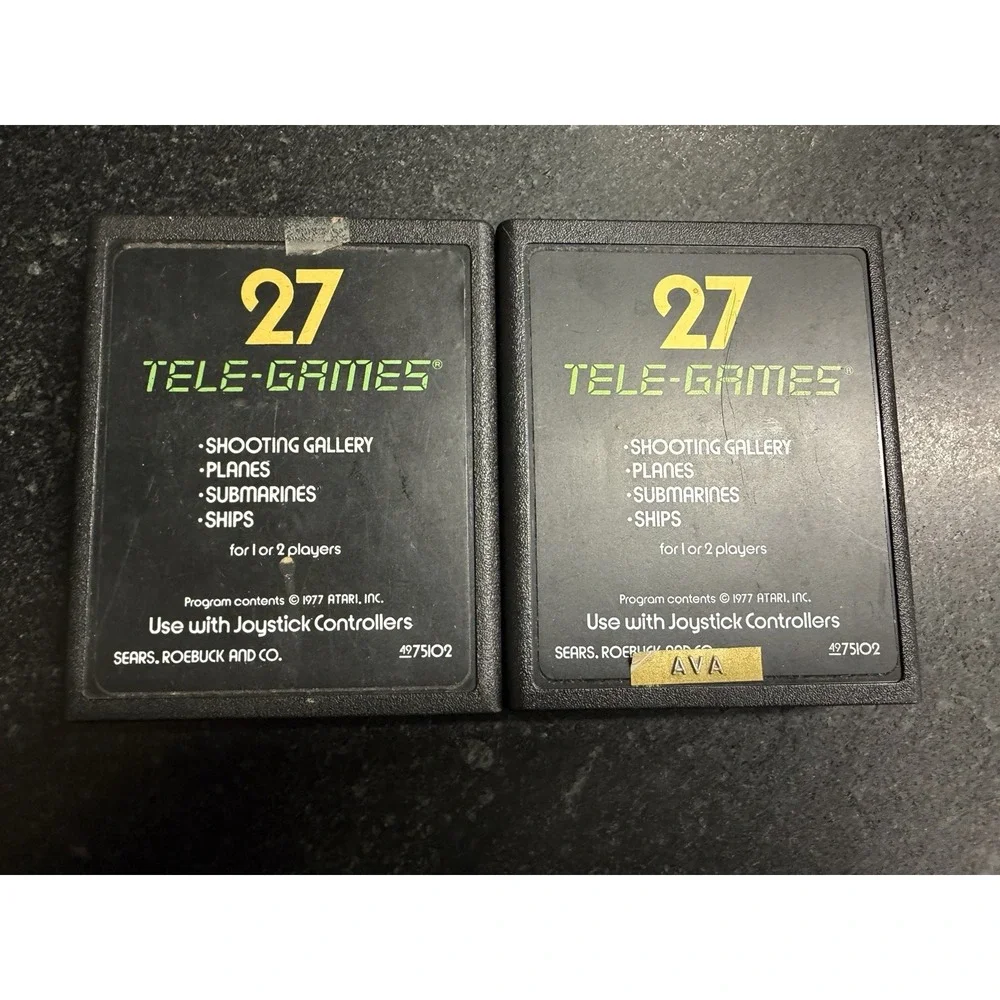 Lot 10 Atari 2600 & Sears Tele-Games Game Cartridges Untested Combat Centipede